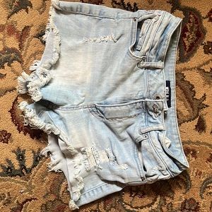 Brand - WAX JEAN Size - Small (fit like maybe a size 3) Light blue Jean shorts